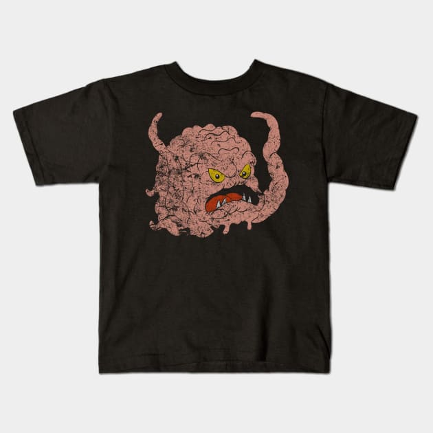 Krang from The Ninja Turtles in the 80's version Kids T-Shirt by DaveLeonardo